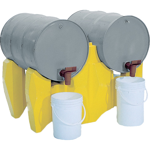 Support pour 2 barils &agrave; lhorizontale, 46,5" lo x 30" la x 31" ha Distribution Industrielle GC