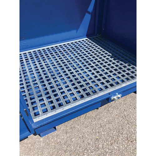 Palette de d&eacute;versement en acier avec couvercle rigide S-4 Ultra, 61" lo x 54,4" la x 52" h, Capacit&eacute; de charge 4700 lb Distribution Industrielle GC