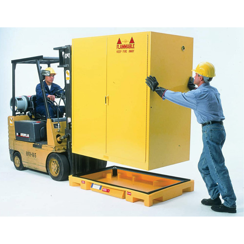 Double Drum Ultra-Safety Cabinet Bladder System&reg;, 63" L x 38.5" W x 6.3" H, 3000 lbs. Load Capacity Distribution Industrielle GC