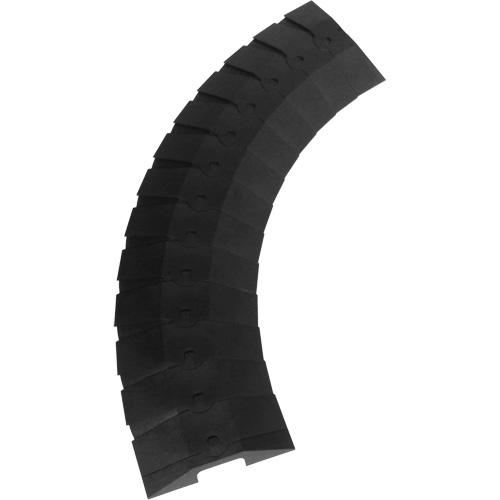 Medium Ultra-Sidewinder Cable Protection System&reg; with Endcaps, 33" x 9.8" x 1.4", 260 lbs. (0.13 tons) Distribution Industrielle GC