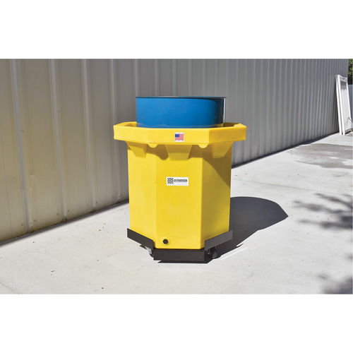Ultra-Spill Collector &agrave; fond plat, 66 gal. US, Mobile Distribution Industrielle GC