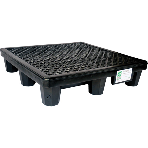 4-Drum Economy Ultra-Spill Pallet&reg;, 66 US gal. Spill Capacity, 53" x 53" x 11.8" Distribution Industrielle GC