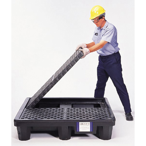 4-Drum Economy Ultra-Spill Pallet&reg;, 66 US gal. Spill Capacity, 53" x 53" x 11.8" Distribution Industrielle GC