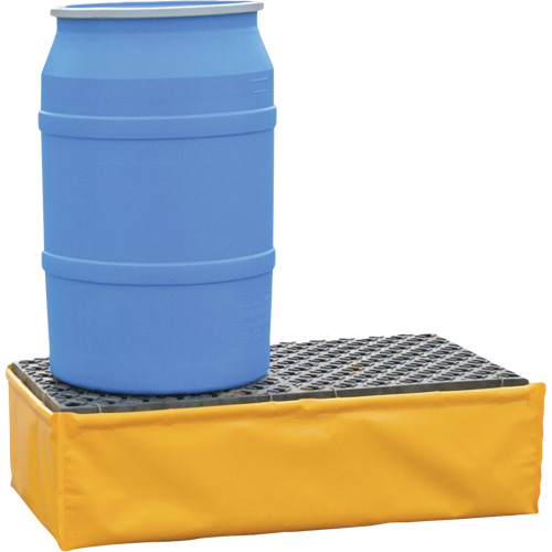 2-Drum Flexible Ultra-Spill Pallet&reg;, 66 US gal. Spill Capacity, 48" x 24" x 14" Distribution Industrielle GC