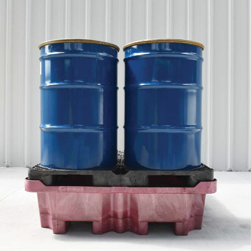 4-Drum Ultra-Spill King&reg; Drum Spill Pallet, 85 US gal. Spill Capacity, 51" x 51" x 17.5" Distribution Industrielle GC