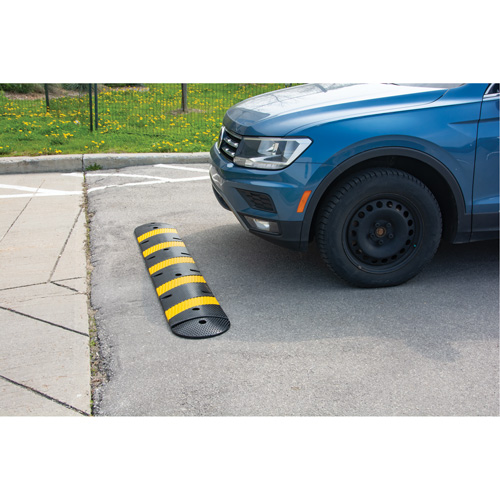 Speed Bump Kit, Rubber, 4' L x 11" W x 2" H Distribution Industrielle GC