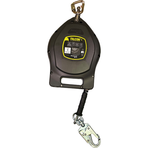 Cordage de s&eacute;curit&eacute; autor&eacute;tractable Falcon +, 50', Acier galvanis&eacute;, Pivotant Distribution Industrielle GC
