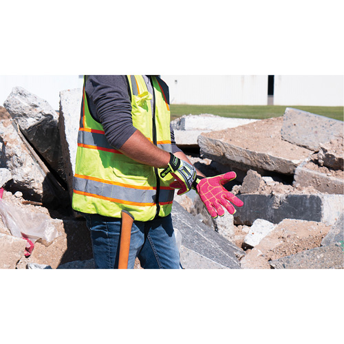 Rig Lizard&reg; 2028X Cut-Resistant Gloves, 6/X-Small, Synthetic/HPPE Palm, Elastic/Hook & Loop Cuff Distribution Industrielle GC