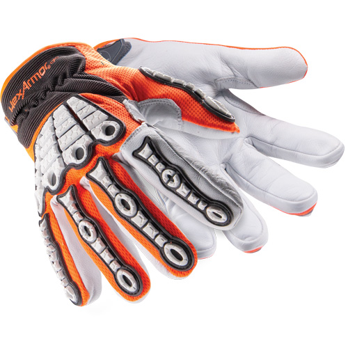 Chrome SLT&reg; Oasis 4073 Impact Gloves, 6/X-Small, Goatskin Palm, Hook & Loop Cuff Distribution Industrielle GC