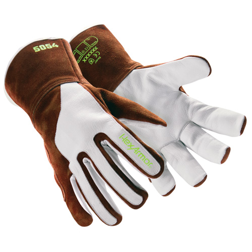Gants de soudage HeatArmor 5054, Cuir fleur de ch&egrave;vre, Taille Petit/7 Distribution Industrielle GC