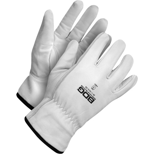 Gants de chauffeur r&eacute;sistants &agrave; la perforation, Petit, Paume en Cuir fleur de ch&egrave;vre Distribution Industrielle GC