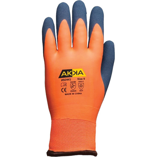 Abrasion-Resistant Work Gloves, 7/Small, Rubber Latex Coating Distribution Industrielle GC