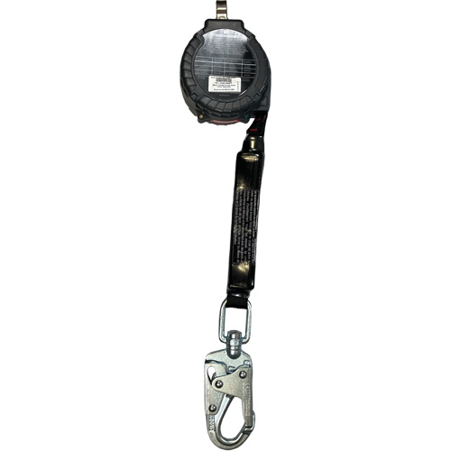 Miller TurboLite+ Scorpion Personal Fall Limiter, 9', Web, Swivel Distribution Industrielle GC