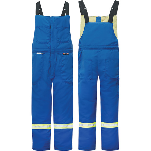 Westex&reg; DH Antistatic 6.5 oz. Flame Resistant Insulated Bib Pants, Small, Royal Blue Distribution Industrielle GC