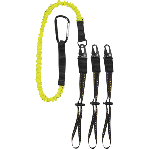 GearLink Tool Lanyard with Interchangeable Ends, Bungee, Carabiner/Loop Distribution Industrielle GC