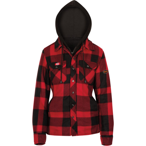 415RBW Quilted Hooded Shirt, Women's, X-Small, Multi-Colour Distribution Industrielle GC