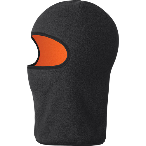 5502 Cagoule &agrave; 1 trou r&eacute;versible, Micro laine, Noir/Orange haute visibilit&eacute; Distribution Industrielle GC