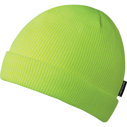 5567A Tuque, Doublure en Acrylique, Taille unique, Jaune lime haute visibilit&eacute; Distribution Industrielle GC