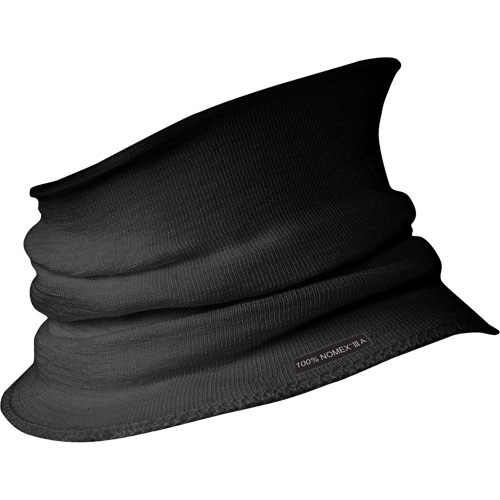 C207BK Flame Resistant Neck Warmer & Windguard, Black, Nomex&reg; Distribution Industrielle GC