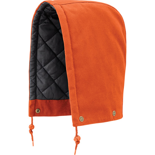 539 Hood for Quilted Safety Parka, Bomber or Coverall, Orange, Cotton Distribution Industrielle GC