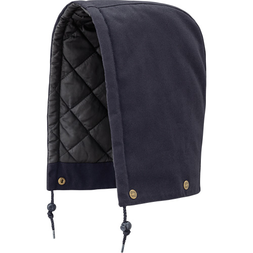 538 Capuchon pour parka, blouson aviateur ou combinaison de s&eacute;curit&eacute; matelass&eacute;e, Bleu marin, Coton Distribution Industrielle GC