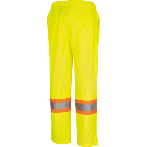 5999PW Pantalon de s&eacute;curit&eacute; routi&egrave;re pour femmes, Polyester, T-petit, Jaune lime haute visibilit&eacute; Distribution Industrielle GC