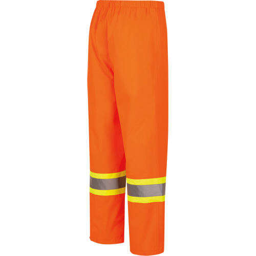 5627W Pantalon &agrave; bavette imperm&eacute;able pour femmes, Polyester/Polyur&eacute;thane, T-petit, Orange haute visibilit&eacute; Distribution Industrielle GC