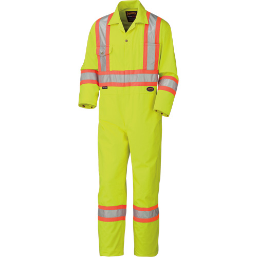 5512T Combinaison haute visibilit&eacute;, 40 (grand taille), Jaune lime haute visibilit&eacute; Distribution Industrielle GC