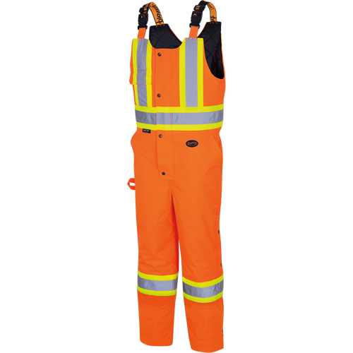 5040 Combinaisons de s&eacute;curit&eacute; matelass&eacute;e imperm&eacute;able, Polyester, Petit, Orange haute visibilit&eacute; Distribution Industrielle GC