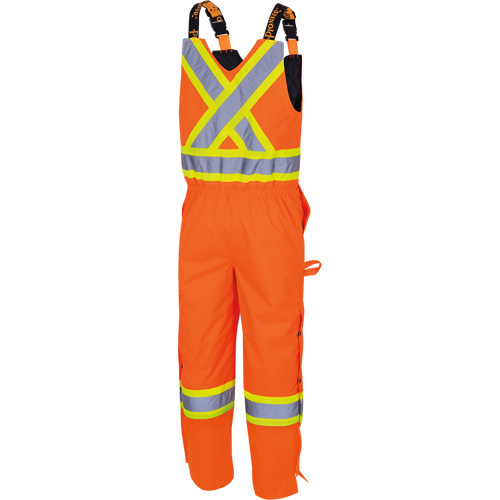 5040 Combinaisons de s&eacute;curit&eacute; matelass&eacute;e imperm&eacute;able, Polyester, Petit, Orange haute visibilit&eacute; Distribution Industrielle GC