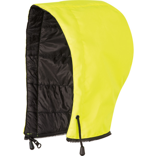 5771H Capuchon pour manteau de s&eacute;curit&eacute; haute visibilit&eacute; r&eacute;versible, Jaune lime haute visibilit&eacute;, Nylon/Polyester Distribution Industrielle GC