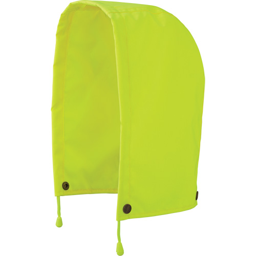 5401H Capuchon pour manteau de s&eacute;curit&eacute; imperm&eacute;able haute visibilit&eacute; ind&eacute;chirable en 300D trilob&eacute;, Jaune lime haute visibilit&eacute;, Polyester Distribution Industrielle GC