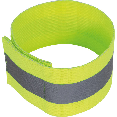 1142 Bande pour cheville &eacute;lastique jaune lime haute visibilit&eacute; Distribution Industrielle GC
