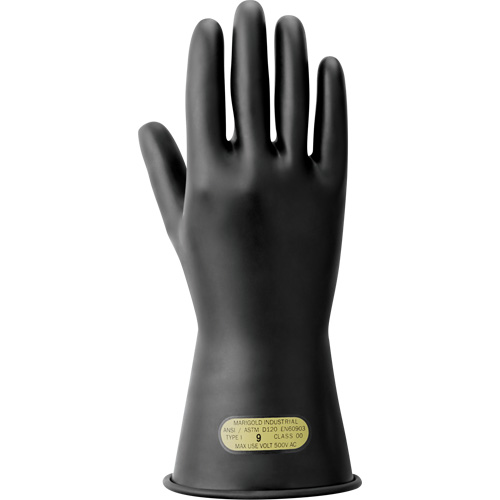 Gants isolants pour travaux &eacute;lectriques, ASTM classe 00, Taille 7, 11" lo Distribution Industrielle GC
