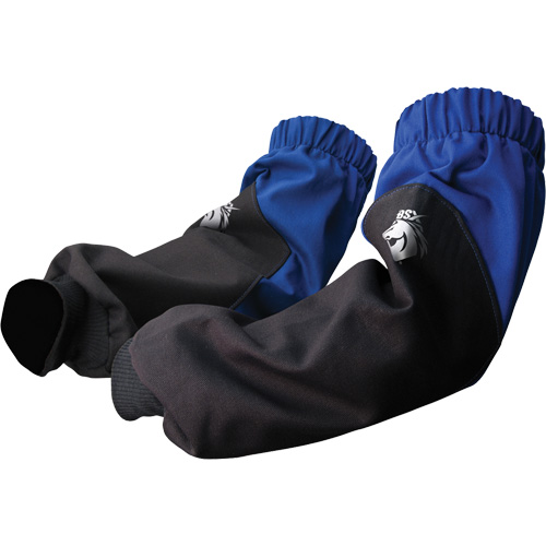 BSX&reg; FR Cotton Sleeves, 19" L, Black/Blue Distribution Industrielle GC