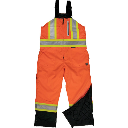 Salopette de s&eacute;curit&eacute; isolante en tissu ind&eacute;chirable, Polyester, T-petit, Orange haute visibilit&eacute; Distribution Industrielle GC