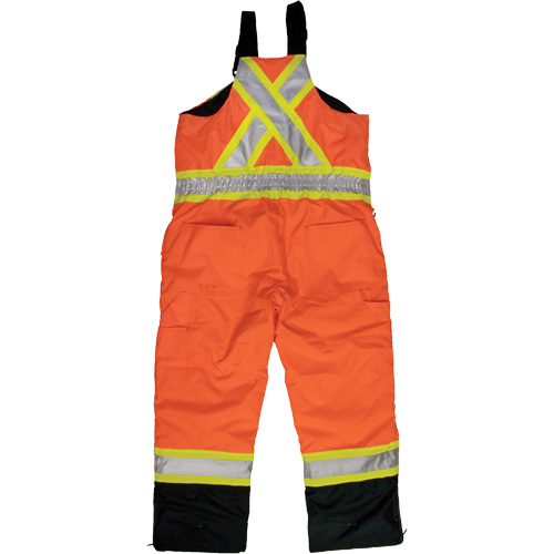 Salopette de s&eacute;curit&eacute; isolante en tissu ind&eacute;chirable, Polyester, T-petit, Orange haute visibilit&eacute; Distribution Industrielle GC