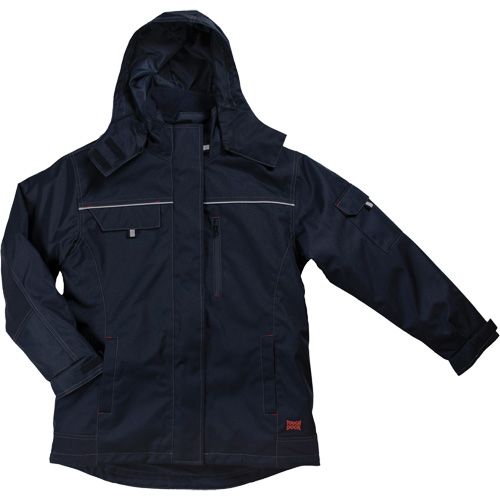 Parka 3-en-1 en oxford imperm&eacute;able, Femmes, Petit, Bleu marin Distribution Industrielle GC