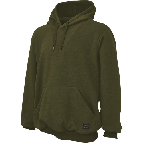 Water Repellent Fleece Pullover Hoodie, Men's, Small, Green Distribution Industrielle GC