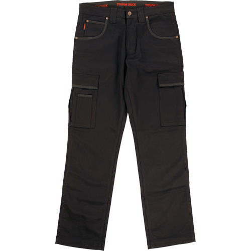 Pantalon de travail WP100, Coton/Spandex, Noir, Taille 0, Entrejambe 30 Distribution Industrielle GC