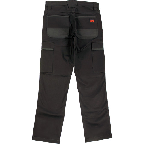 Pantalon de travail WP100, Coton/Spandex, Noir, Taille 0, Entrejambe 30 Distribution Industrielle GC