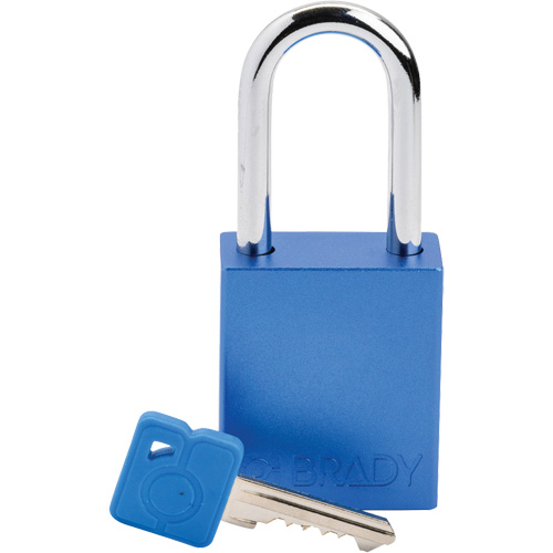 Cadenas de s&eacute;curit&eacute;, Cadenas de s&eacute;curit&eacute;, Cl&eacute;s diff&eacute;rentes, Aluminium, Largeur de 1-1/2" Distribution Industrielle GC