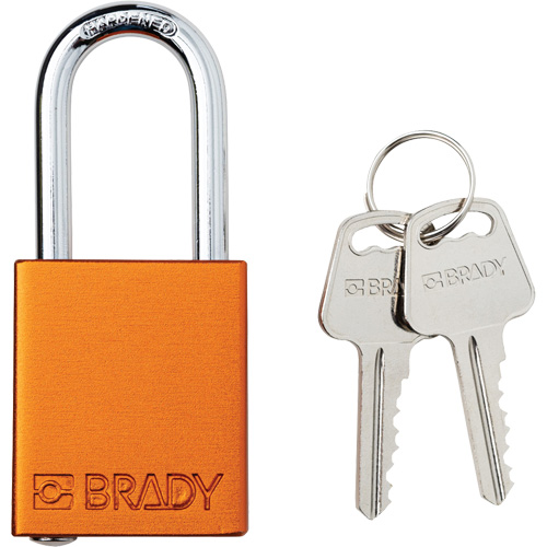Cadenas de s&eacute;curit&eacute;, Cadenas de s&eacute;curit&eacute;, Cl&eacute;s diff&eacute;rentes, Aluminium, Largeur de 1-1/2" Distribution Industrielle GC