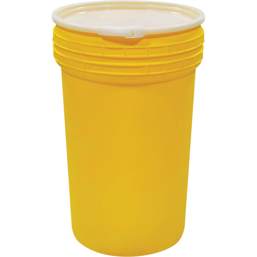 Ensemble de baril emboîtable en plastique pour laboratoire, 55 gal. US, Mobile Distribution Industrielle GC