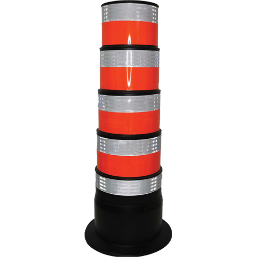 D&eacute;lin&eacute;ateur, Hauteur 47,25", Orange/Blanc Distribution Industrielle GC