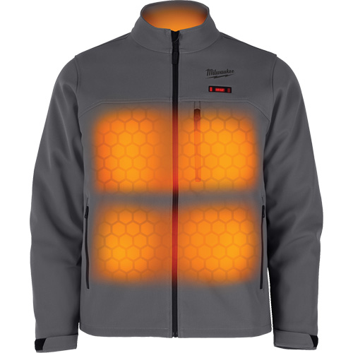M12 Heated Toughshell Jacket (Jacket Only), Men's, X-Large, Grey Distribution Industrielle GC