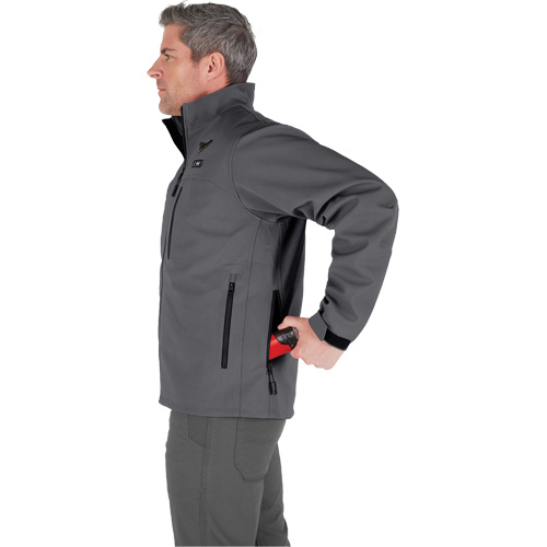 M12 Heated Toughshell Jacket (Jacket Only), Men's, X-Large, Grey Distribution Industrielle GC