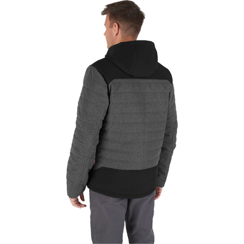 M12 Heated Quietshell Jacket with Battery, Men's, Small, Grey Distribution Industrielle GC