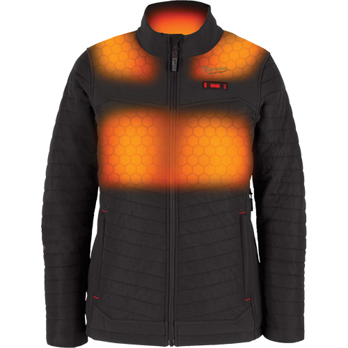M12 Heated Axis Jacket with Battery, Women's, Large, Black Distribution Industrielle GC