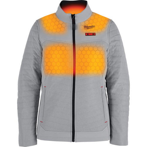 M12 Heated Axis Jacket with Battery, Women's, 2X-Large, Grey Distribution Industrielle GC